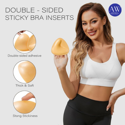 Sticky Inserts - Instant Boost Double Sided Adhesive Bra Cup