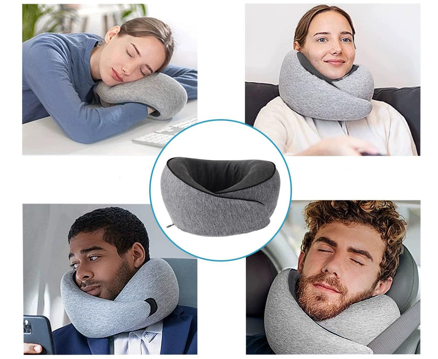 Travel Neck Pillow Memory Foam U-shaped