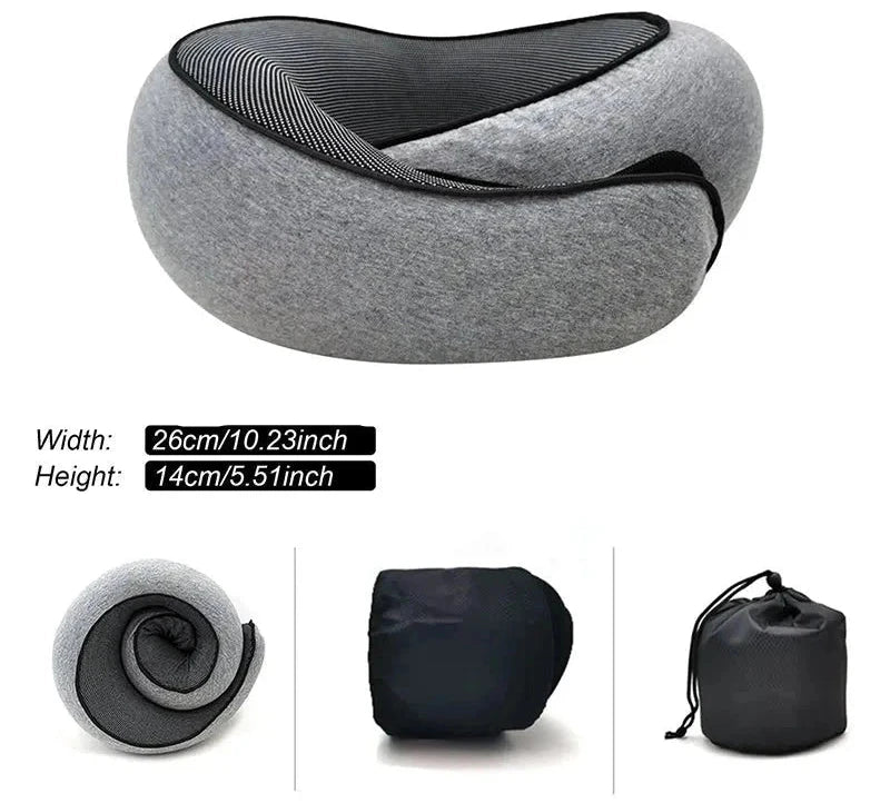 Travel Neck Pillow Memory Foam U-shaped