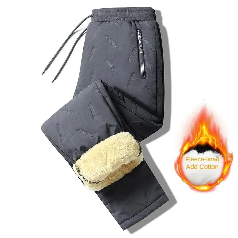 Thermal Fleece Sweatpants with Lamb Wool Lining