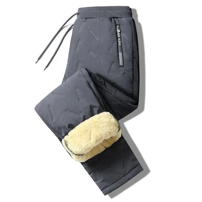 Thermal Fleece Sweatpants with Lamb Wool Lining