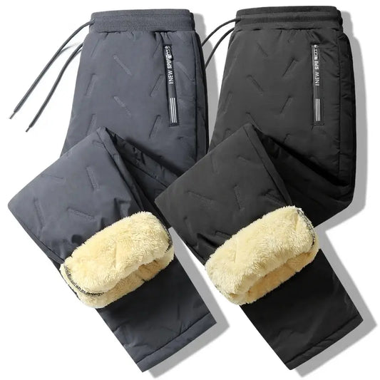 Thermal Fleece Sweatpants with Lamb Wool Lining