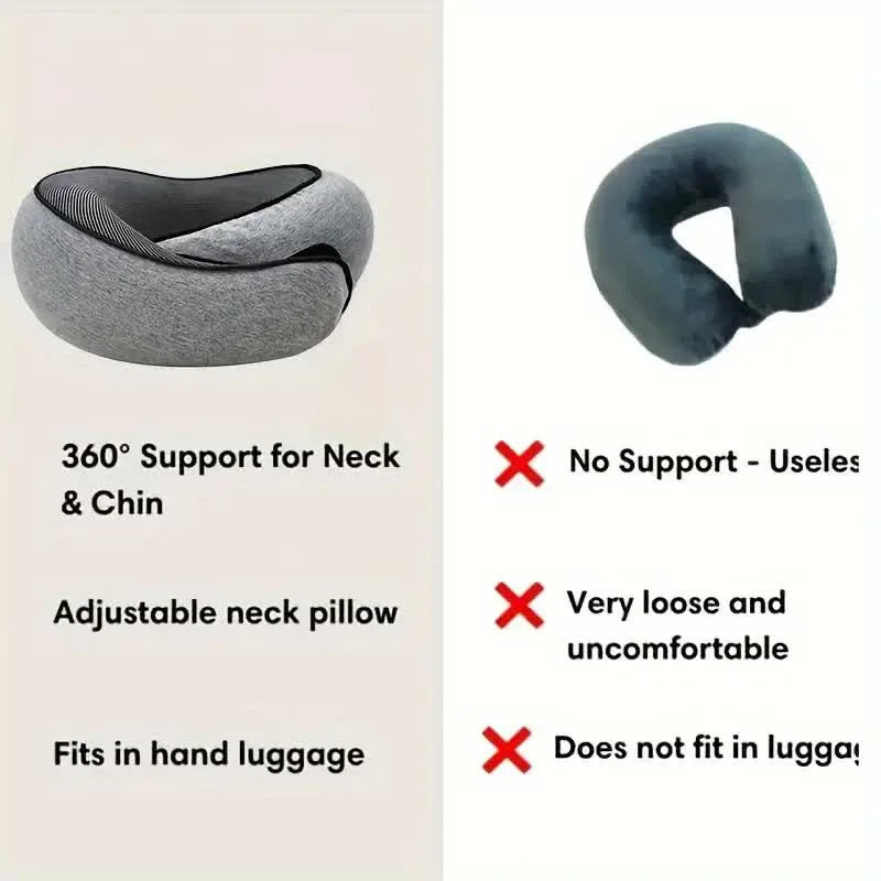 Travel Neck Pillow Memory Foam U-shaped